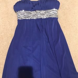 Purple party dress